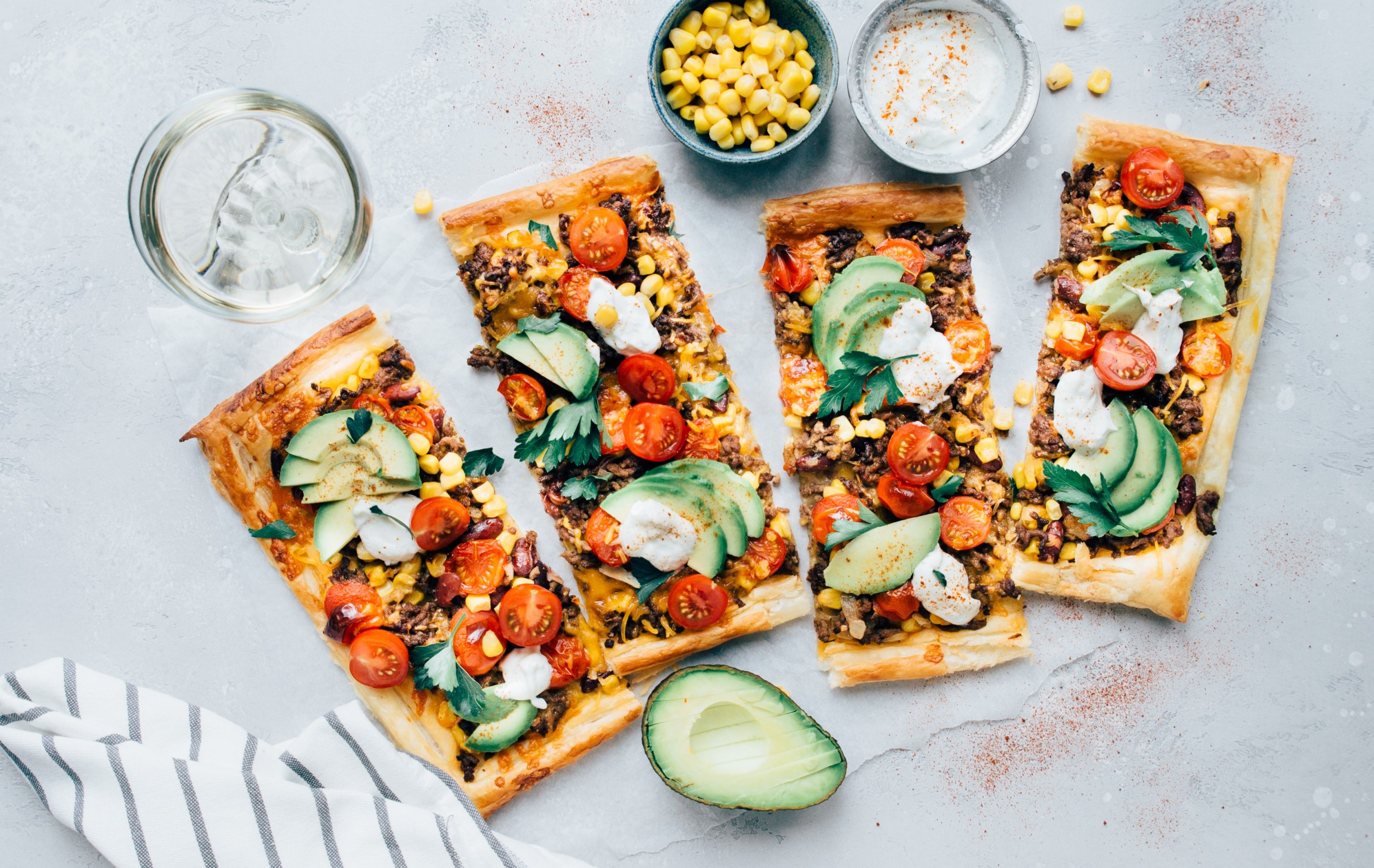Mexicaanse Plaattaart met ingrediënten
