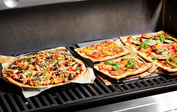 Pizza's op de BBQ
