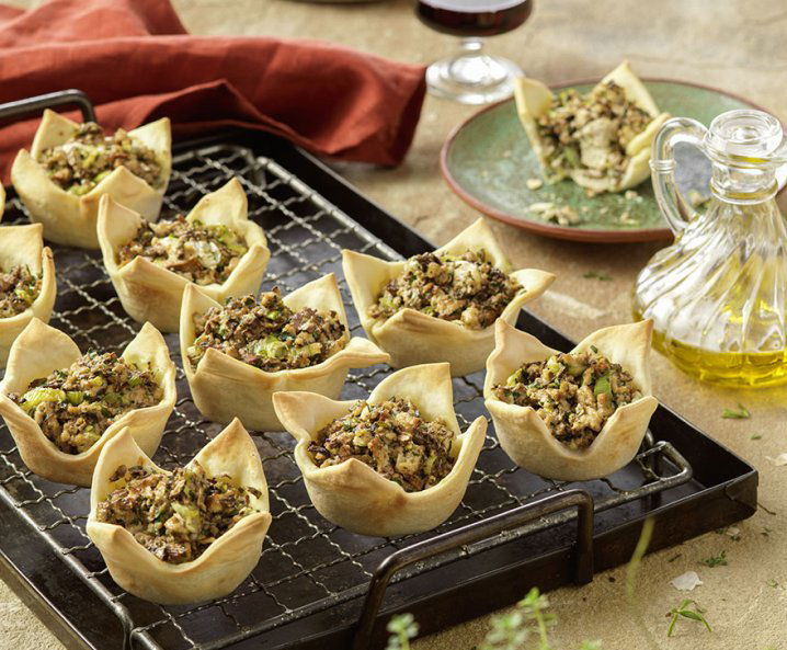 Recept: Mediterrane flammkuchen cupcakes