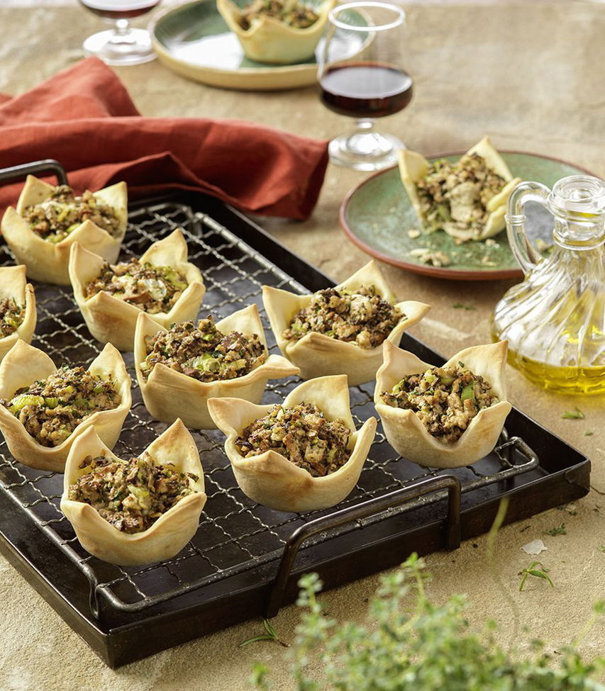 Recept: Mediterrane flammkuchen cupcakes