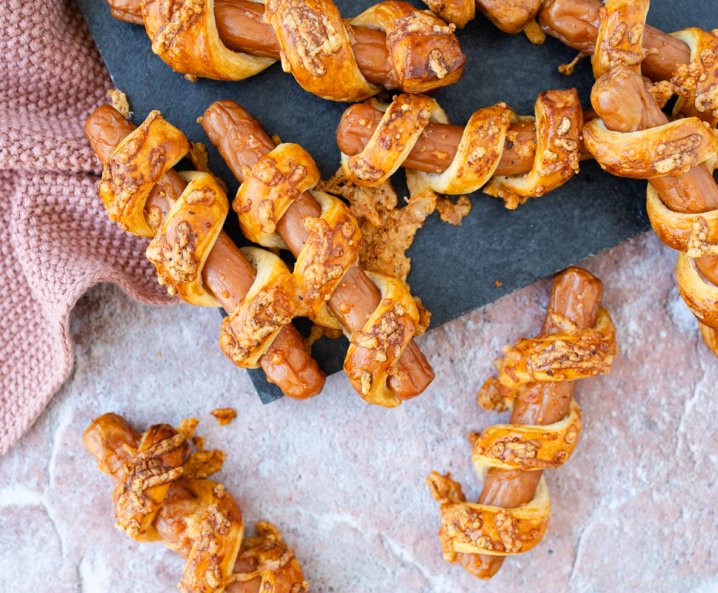 Recept: Knakworst kaas twisters