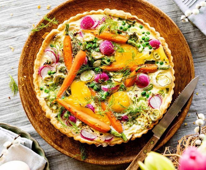 Recept: Vegetarische Paasquiche
